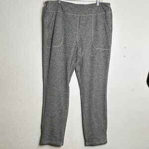 Duluth Trading Gray High Rise Pull On Lounge Pants Woman’s‎ XXL Long Cozy Comfy
